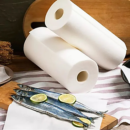 Fumo High Quality Kitchen Paper Oil Water Absorption Roll Towels Tissue